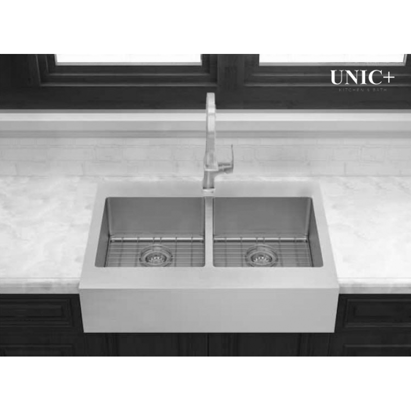 Buy 33 Inch Top mount Stainless Steel Farm Apron Kitchen Sink